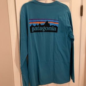 Patagonia blue Long sleeve shirt